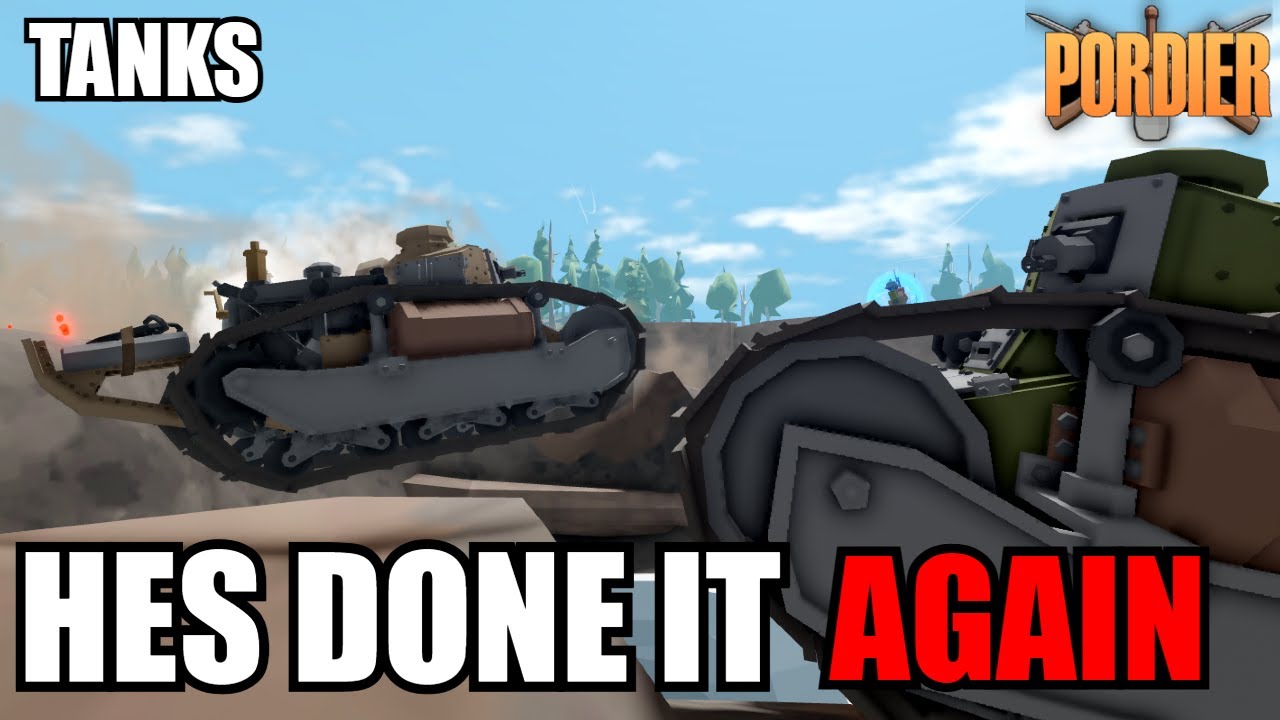 Pordier at War Tank Test