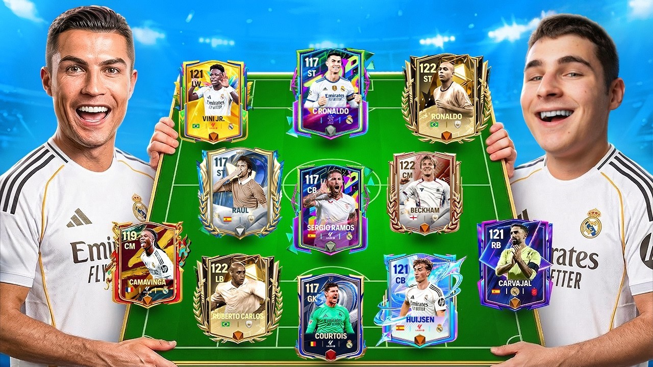 ЛЕГЕНДАРНЫЙ РЕАЛ МАДРИД от 0 до 125 РЕЙТИНГА в FC MOBILE