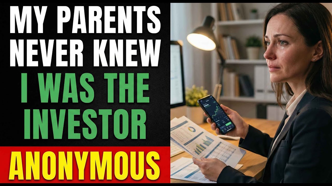My Parents Never Knew I Was the Anonymous Investor — Until One Unexpected Moment Exposed the Truth