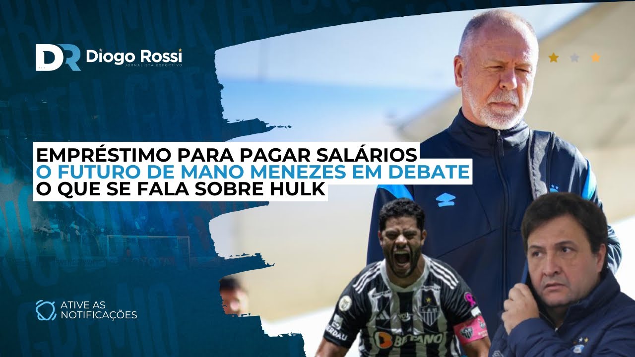 FUTURO DE MANO PODE SER ALTERADO | EMPR&Eacute;STIMO PARA PAGAR SAL&Aacute;RIOS | HULK? 