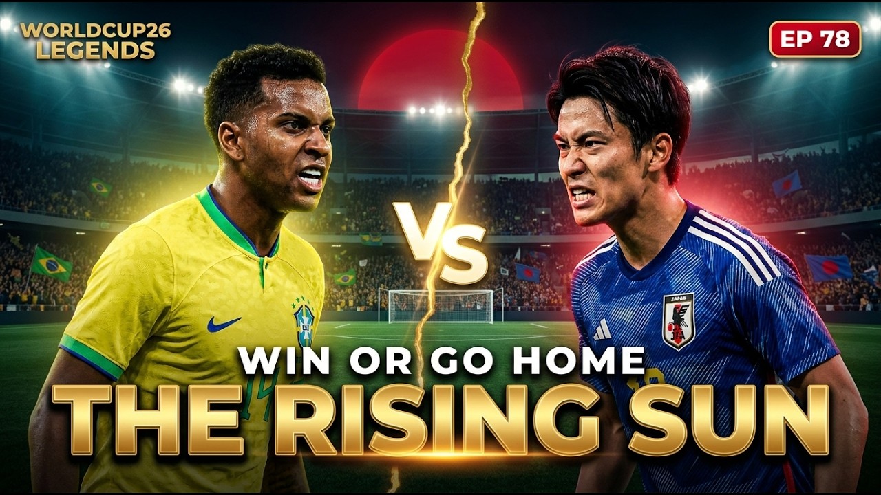 Brazil vs Japan: The Rising Sun &mdash; WorldCup26 Legends Ep.78