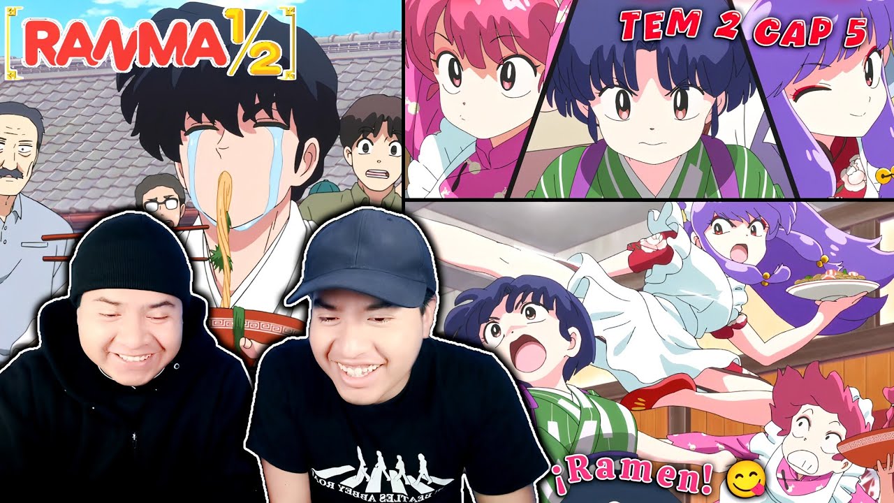 ¡COMPETENCIA DE RAMEN!🍜😂 Ranma 1/2 - T2 Capitulo 5 | REACCIÓN