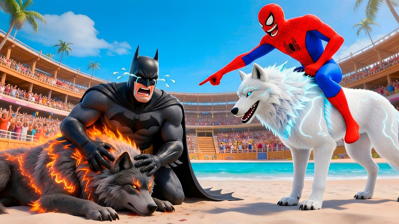 🐺🕷️SPIDERMAN Wins The Magic Legendary Wolf Racing Championship - Epic Racing Challenge