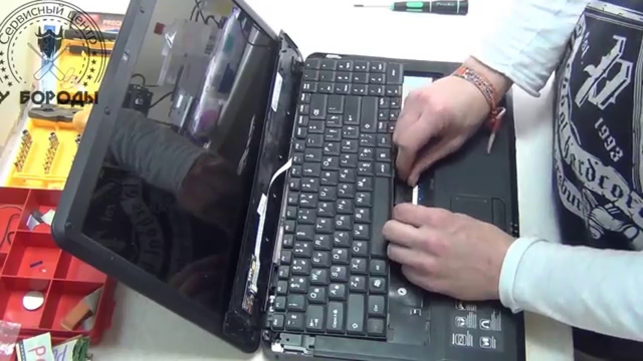 замена клавиатуры ноутбука Lenovo G555