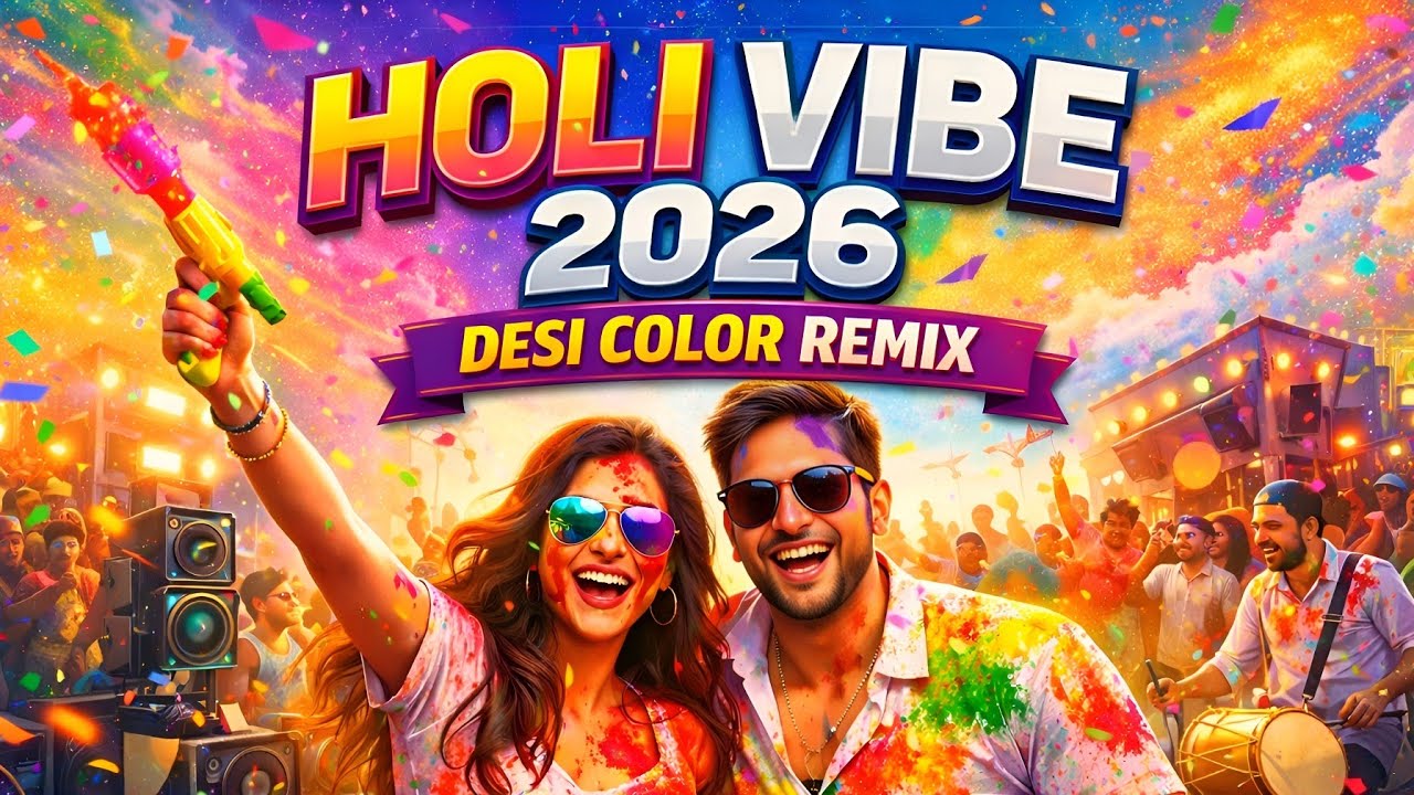 Holi Vibe 2026 🔥 Hindi Bhojpuri English Remix |    New Holi DJ Song 2026 | @07RAJAMUSIC 