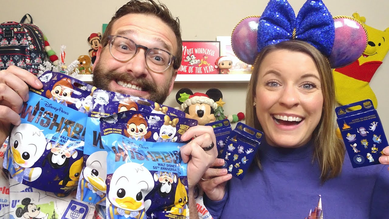 50th Walt Disney World Wishables and Pin Unboxing!!