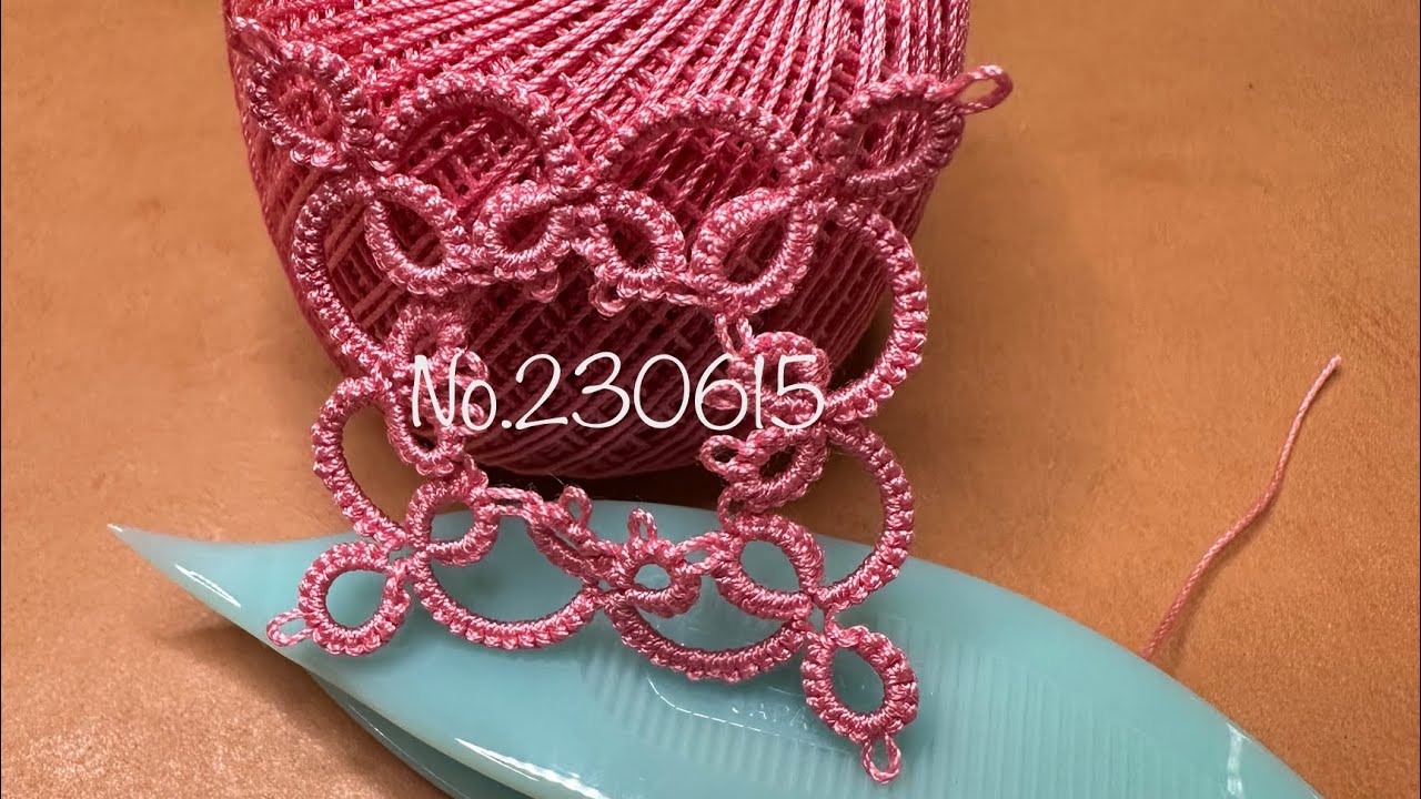 梭編蕾絲#TattingLace ~No.230615 ~ No Music