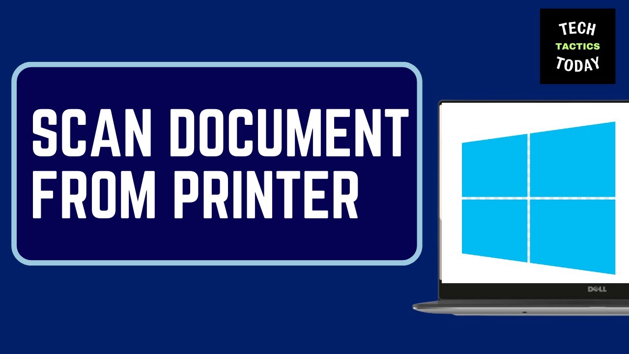 How to Scan Document From Printer to Computer Step by Step Guide