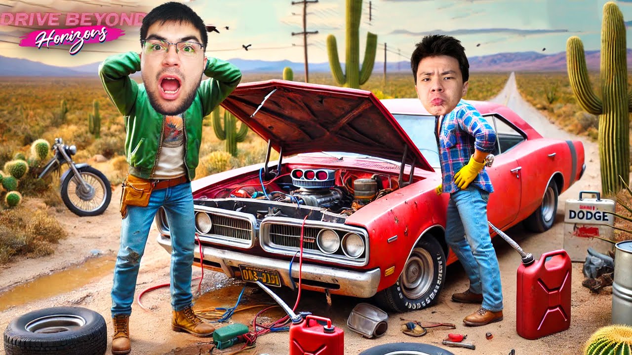 YANGI MASHINA TOPDIK! ENG TEZ MASHINA DODGE CHALLENGER YANGI THE LONG DRIVE - DRIVER BEYOND HORIZON