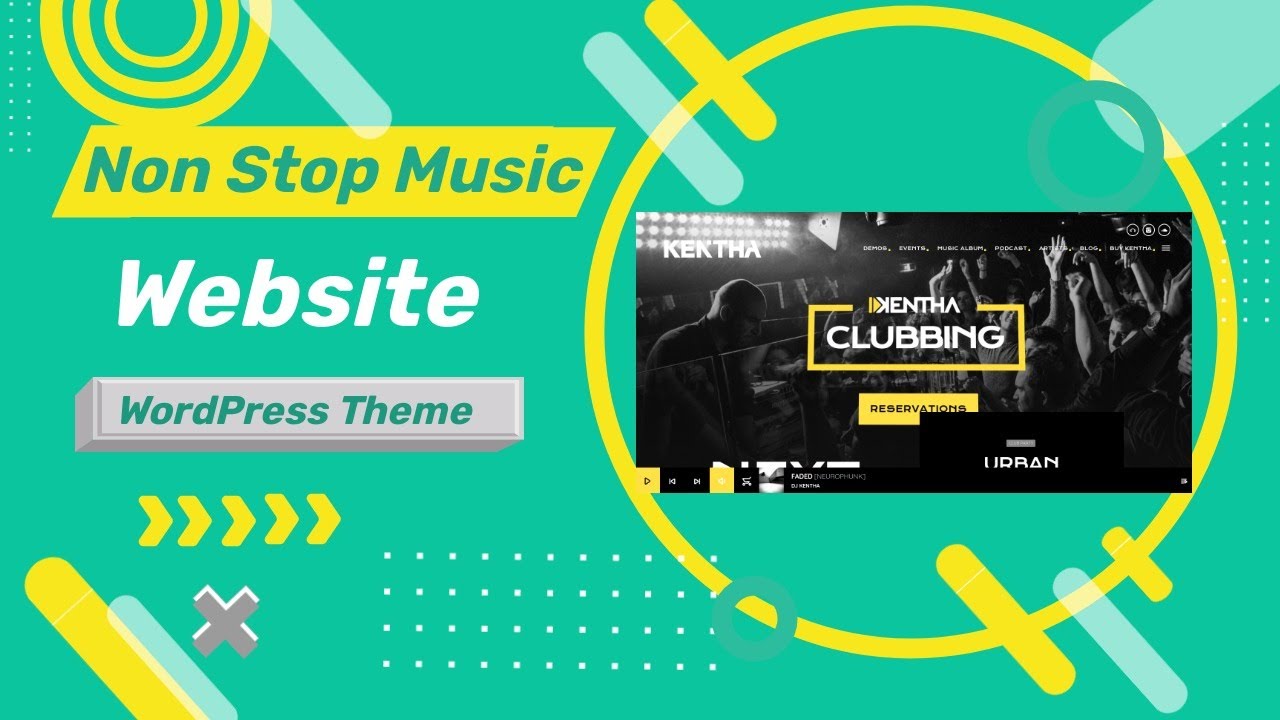 DJ, Musicians, Bands Website | Responsive Techno Music WordPress theme | Kentha  WordPress Theme