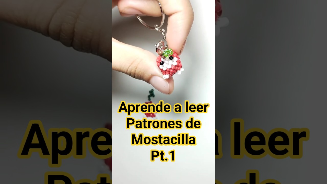 Aprende a leer patrones de mostacilla / bead art #beadsjewellery #beads #mostacillas  #hechoamano