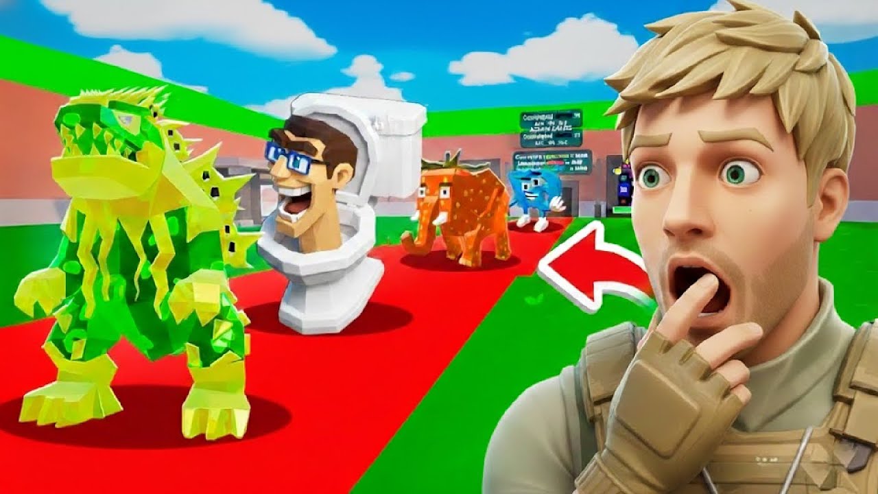 فورت نايت لعبت حدث ماب سرقة وطلع لي شي نادرSTEAL THE BRAINROT