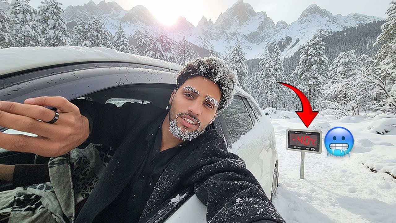 Untouched Breathtaking Mountain of Pakistan 🥶  -TEMPERATURE -7•c🥶First snowfall of 2026