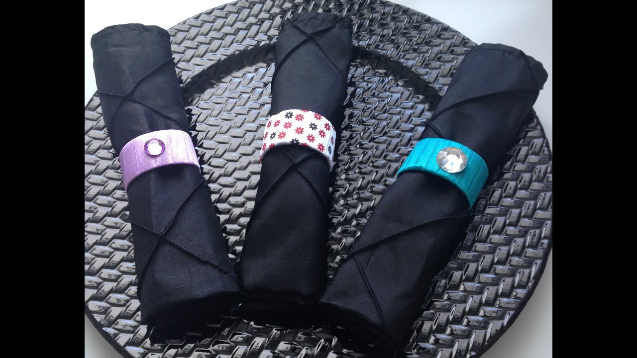 How to Make Napkin Rings from Cardboard Rolls- Very Easy!