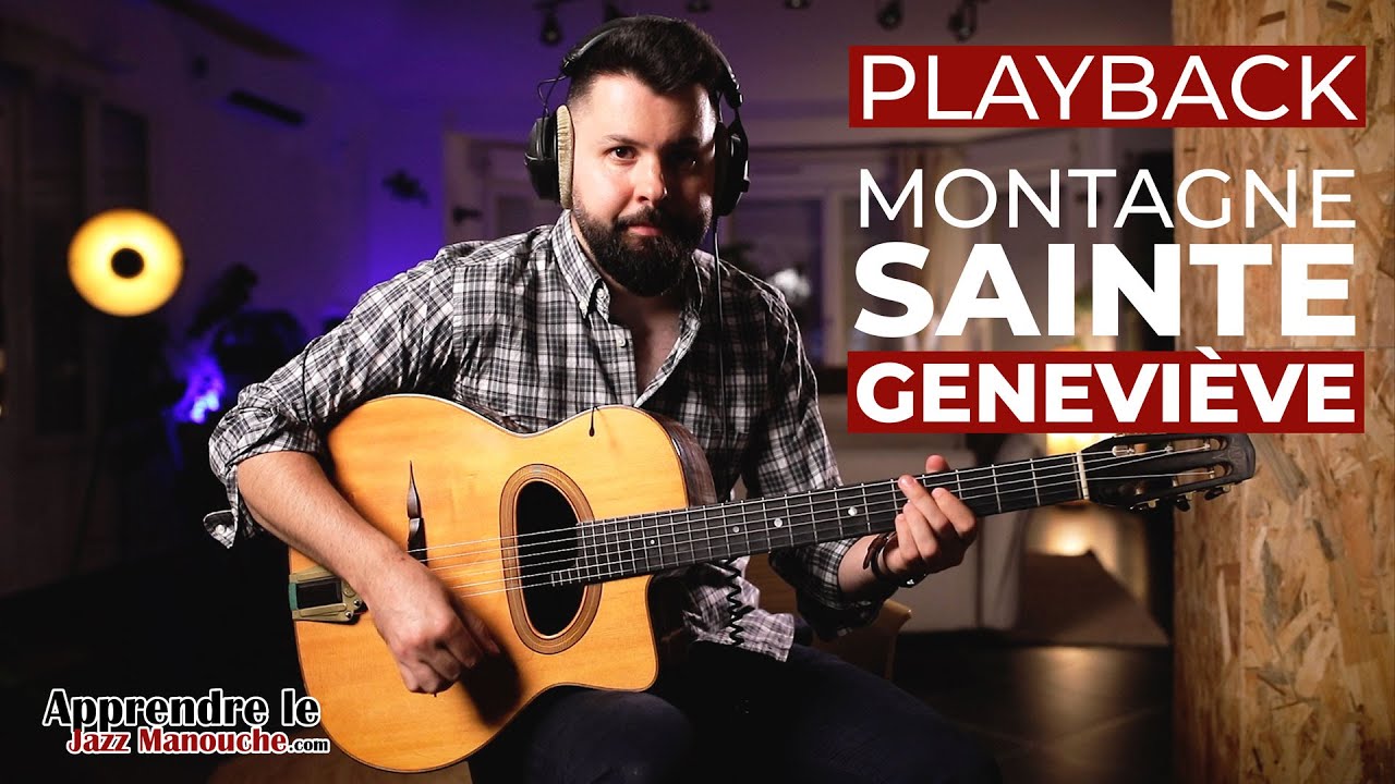 Playback Backing track Montagne Sainte Geneviève (Valse à Django | Django's Waltz)