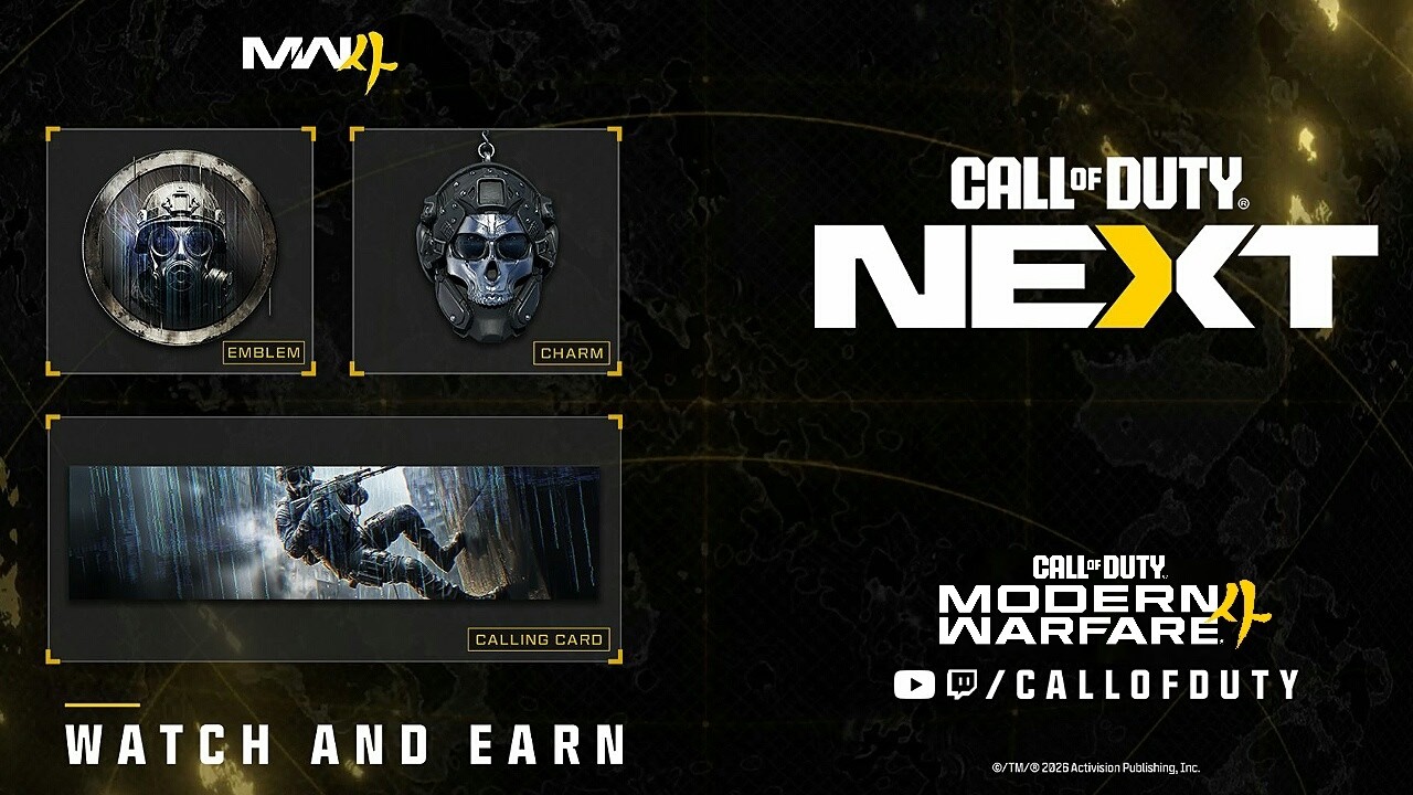 How To Get New Call Of Duty Next 2026 Twitch Drops Rewards