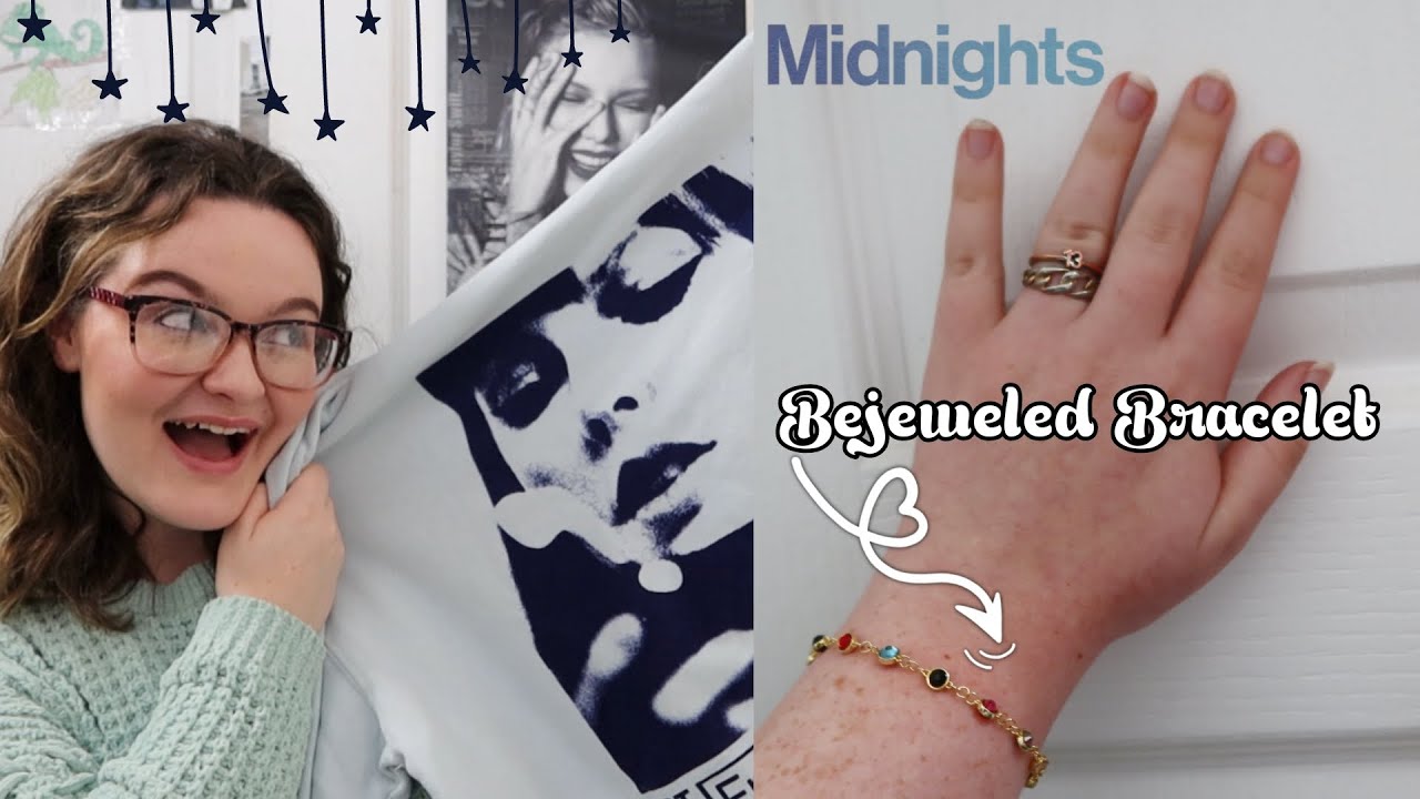UNBOXING TAYLOR SWIFT MIDNIGHTS MERCH!!