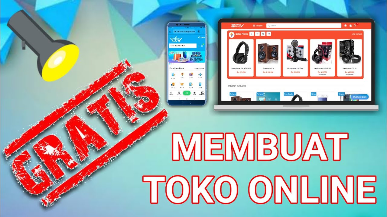 Membuat Toko Online GRATIS !!