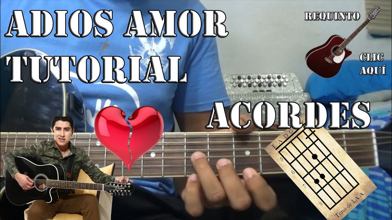 Tutorial | Adi&oacute;s amor | Julian Mercado | acordes