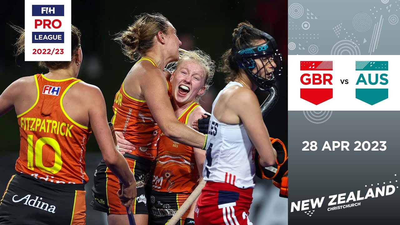 FIH Hockey Pro League 2022-23: Great Britain vs Australia (Women, Game 2) - Highlights
