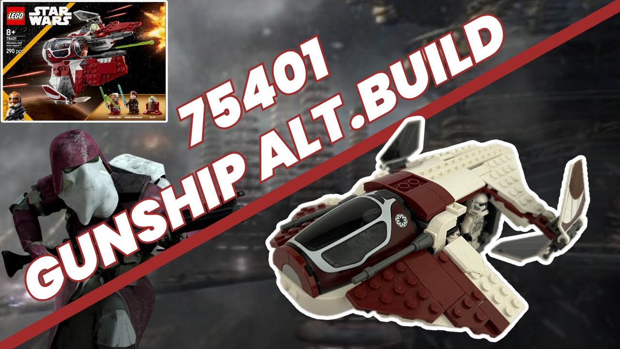 Another one&hellip; | LEGO Star Wars 75401 Ahsoka&rsquo;s Jedi Interceptor Alt. Build: Galactic Marine Gunship