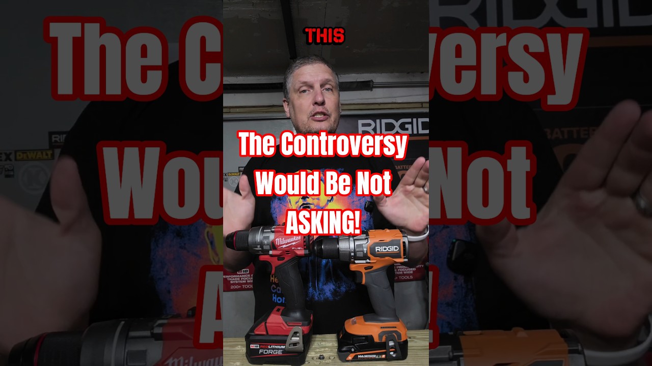 Milwaukee или Ridgid: у кого качество лучше? #milwaukee #ridgid #tooltestraw #diy #howto #truth