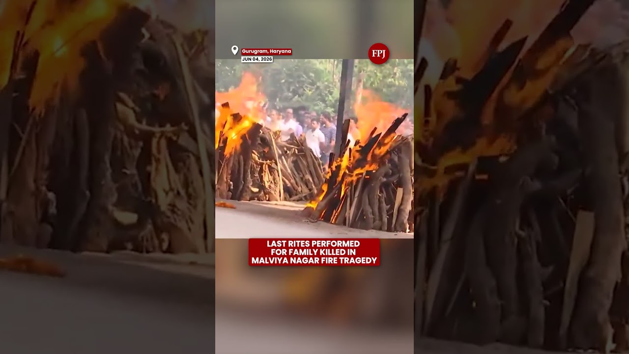 Gurugram: Last Rites Held for Vivek Agrawal Family Killed in Delhi Fire