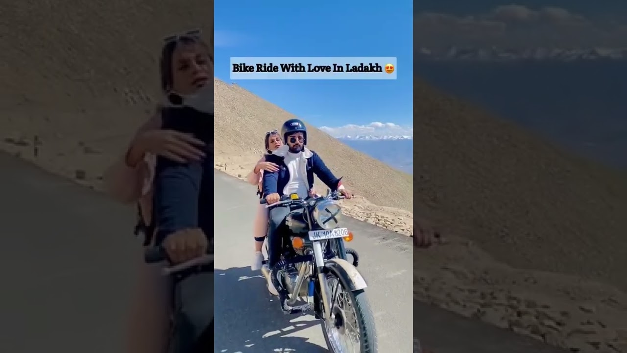 Bike Ride With GF in Ladakh 😍 Rajat Sharma | Swati Monga 