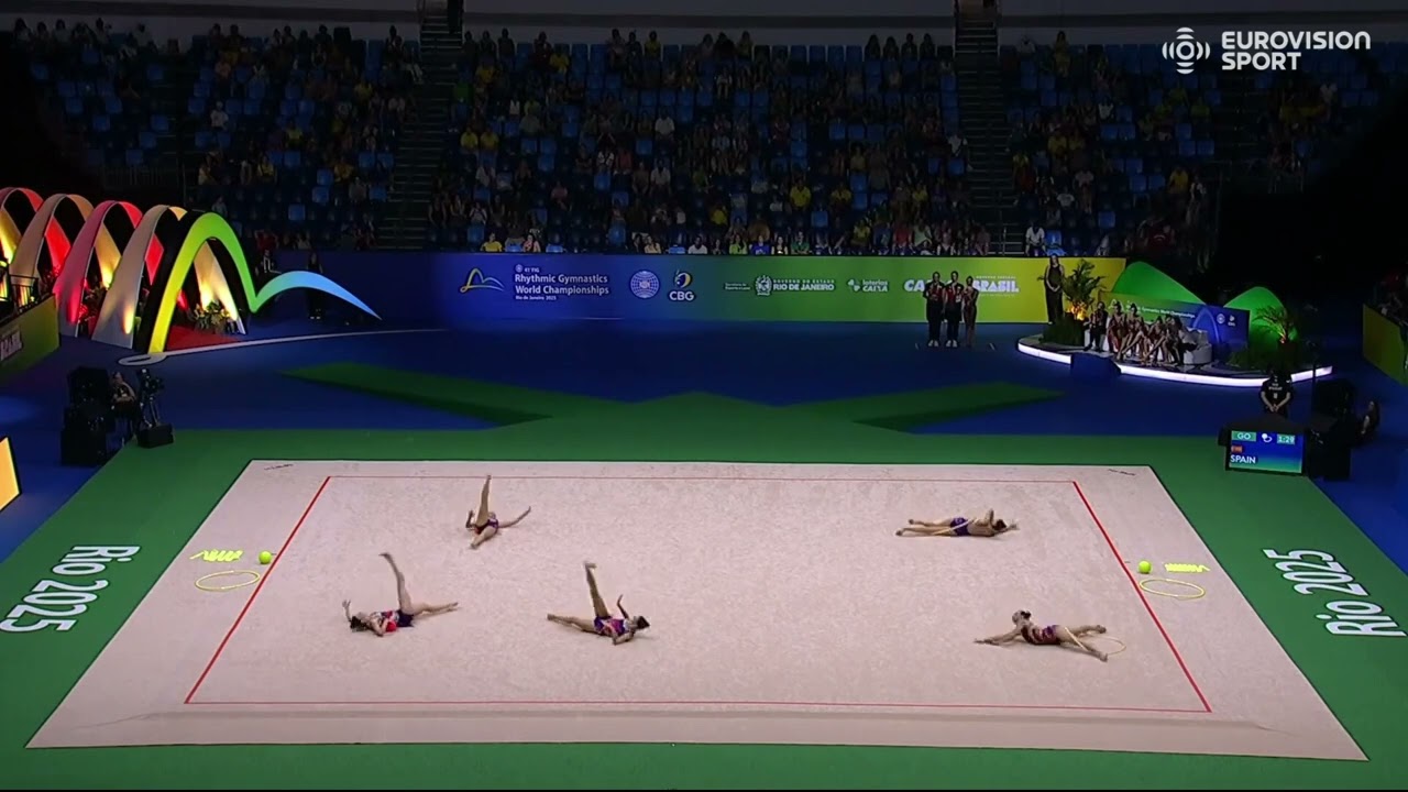 SPAIN group 3 BALLS/2 HOOPS 28,25 - WCh Rio 2025