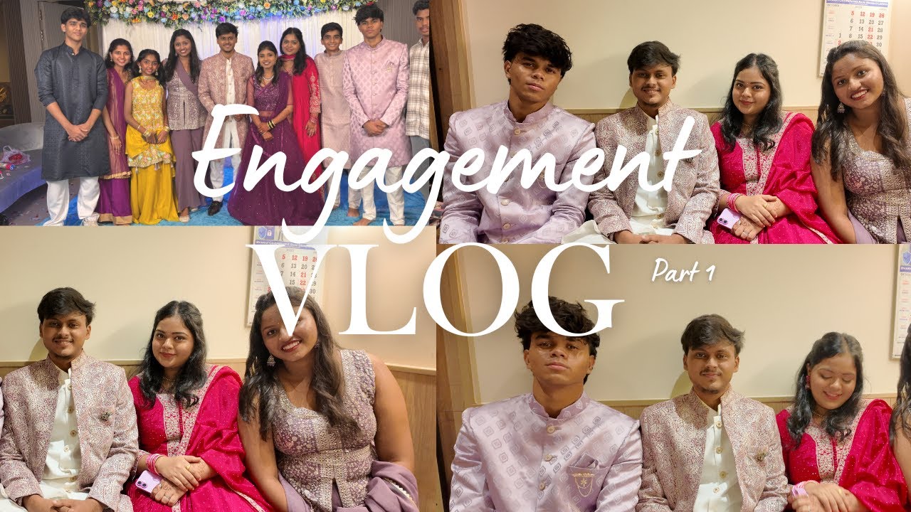 Raj X Shravani || Engagement Vlog || Part 1 Ft Crazy Cousins