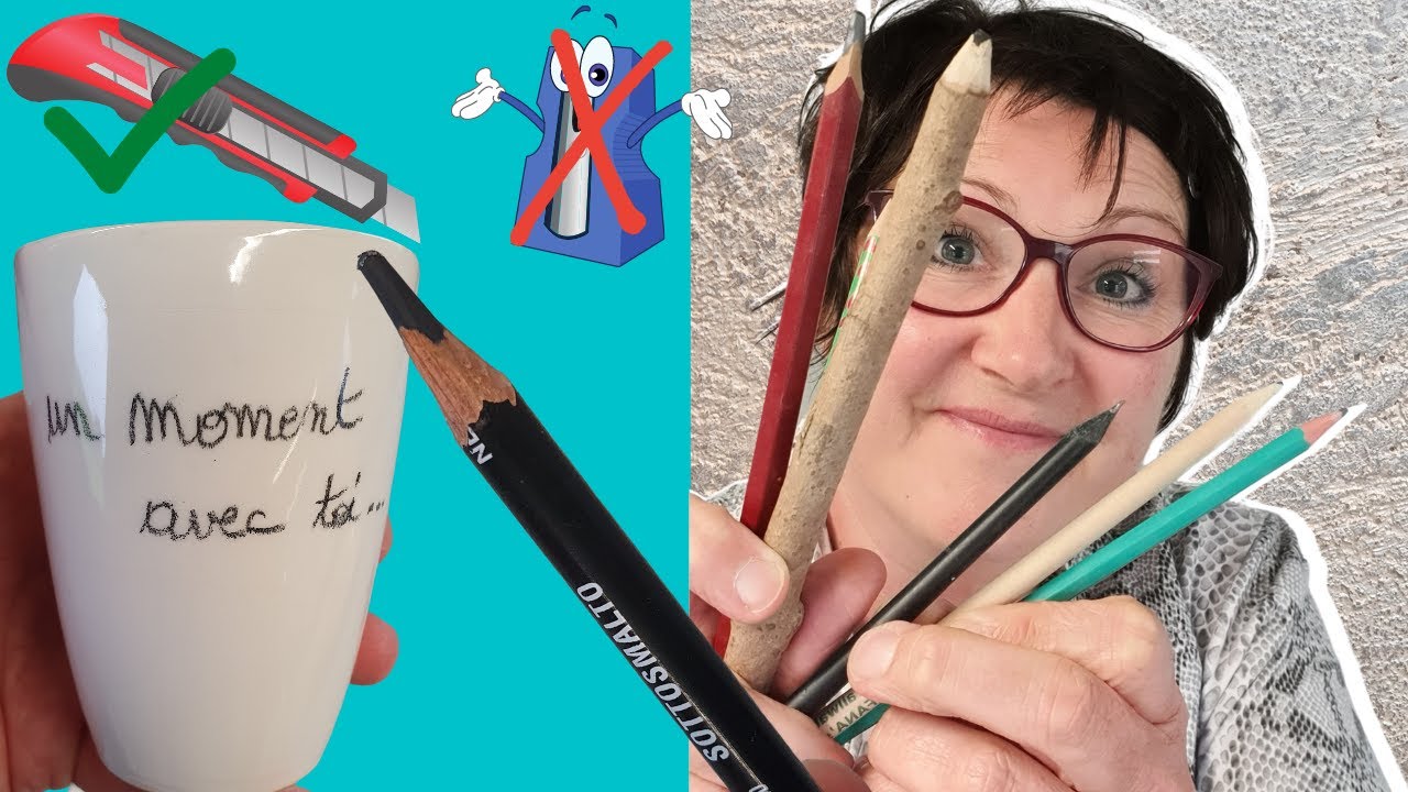 Comment dessiner, écrire, signer vos céramiques ou vos poteries avec un crayon VRAIMENT SPÉCIAL !!!