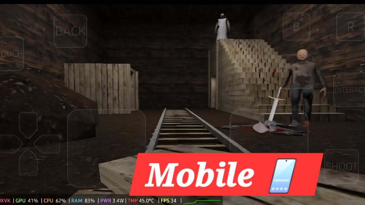 Granny 2 Enhanced 1.1.3 Mineshaft Escape Gamehub Emulator 🎮