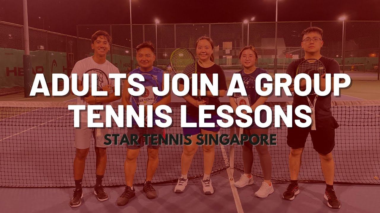 Adults Join-A-Group Tennis Lessons | Star Tennis Singapore