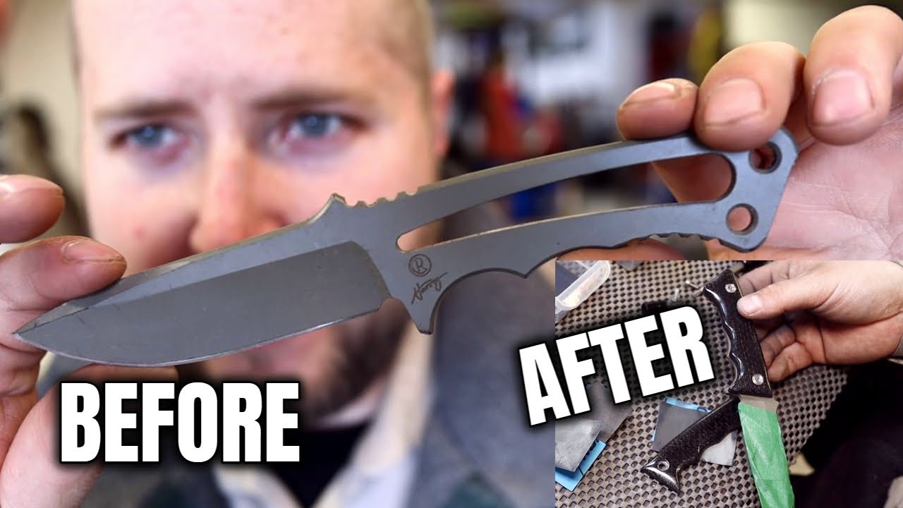 Modifying a Chris Reeve Knives SOLDIER! - [CUSTOM SCALES]