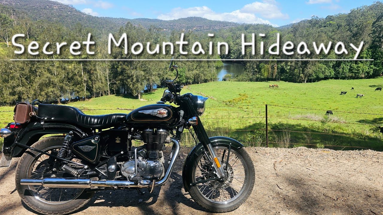 ROYAL ENFIELD BULLET 500 || SECRET MOUNTAIN HIDEAWAY