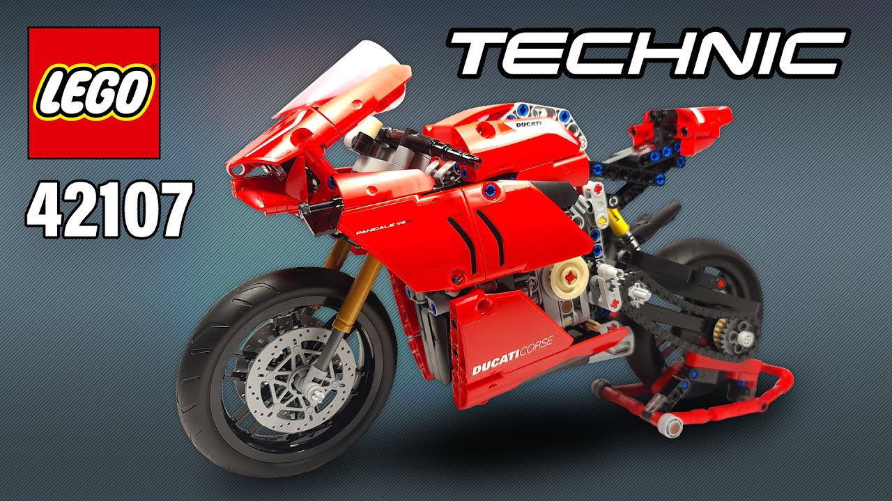 LEGO&reg; Technic&trade; Ducati Panigale V4 R [42107](646 pcs) Building Instructions | Top Brick Builder