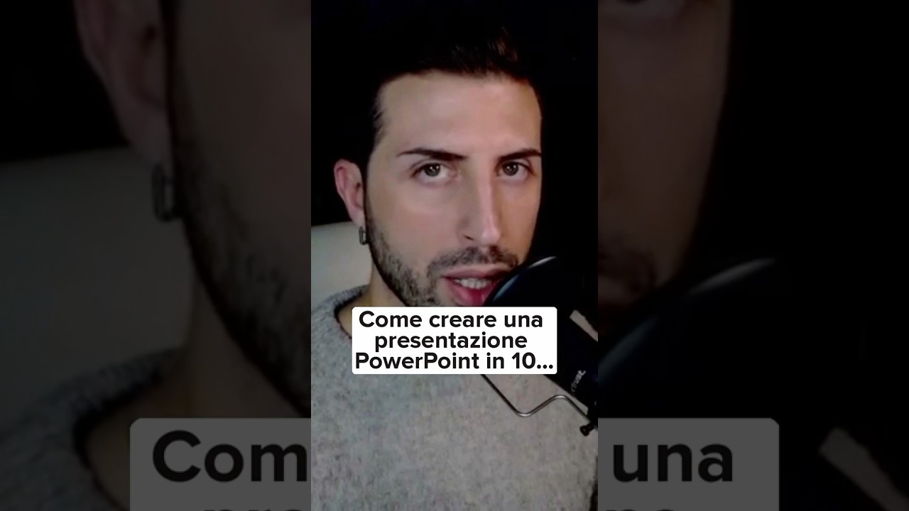 Come creare una presentazione PowerPoint PERFETTA in 10 min con AI #shorts