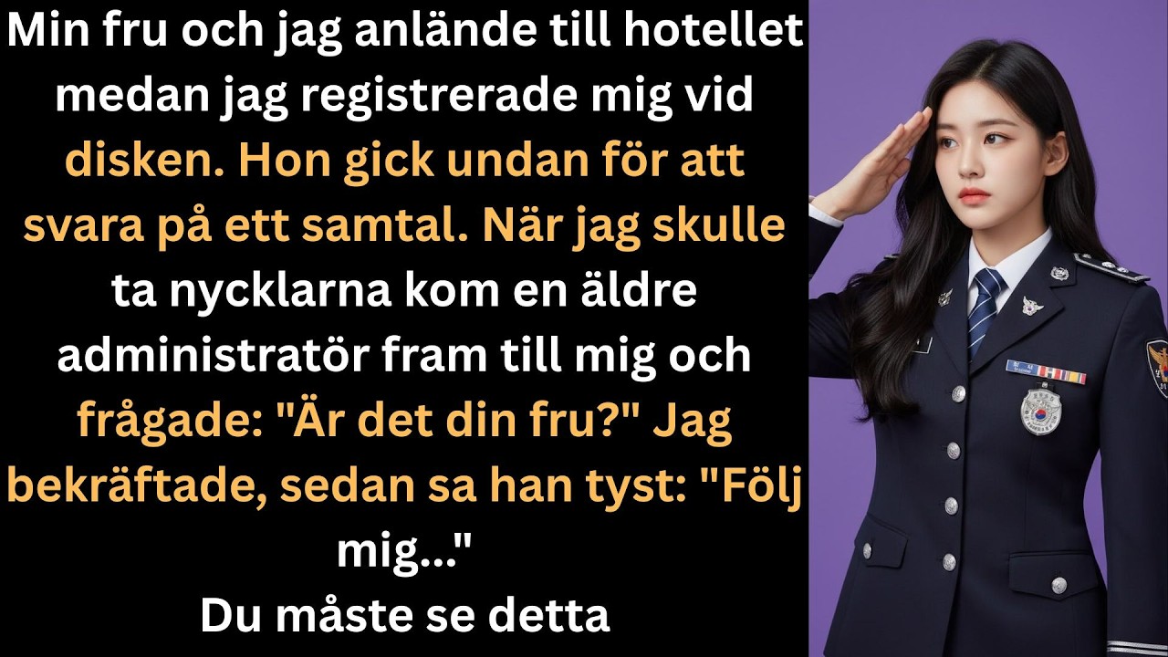 Är Hon Din Fru viskade Administratören Följ Mig i Hemlighe Du Måste Se Detta