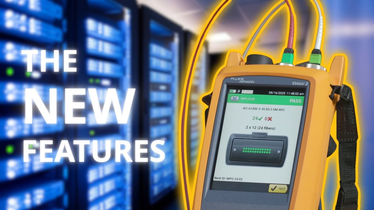 1-Second Multi-Fibre Testing, UniPorts & More! | Everything new in the Fluke Networks CertiFiber Max