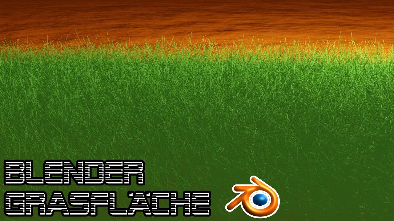 Wiese erstellen - Blender Tutorial Deutsch