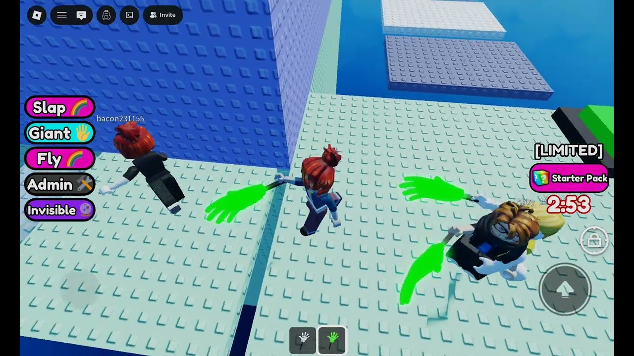 Playing troll tower  but I  can fly