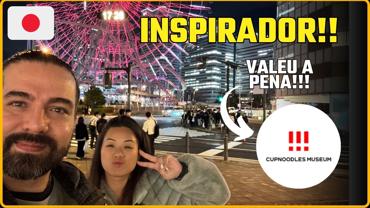 VLOG: MUSEU DO CUPNOODLES em YOKOHAMA! A ORIGEM DO RAMEN INSTANTÂNEO! Japão é surreal! 
