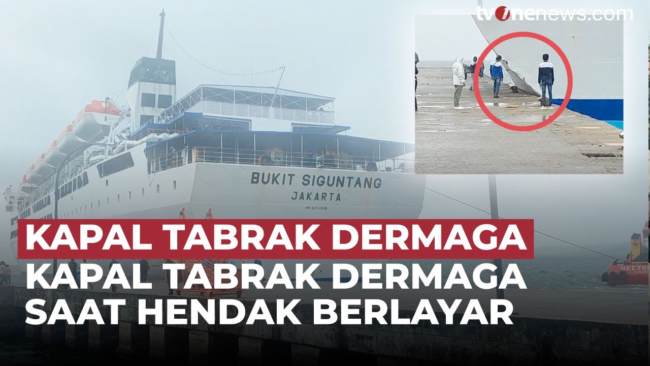 Kapal Pengangkut Ribuan Pemudik di Parapare, Tersapu Angin Tabrak Dermaga | OneNews Update