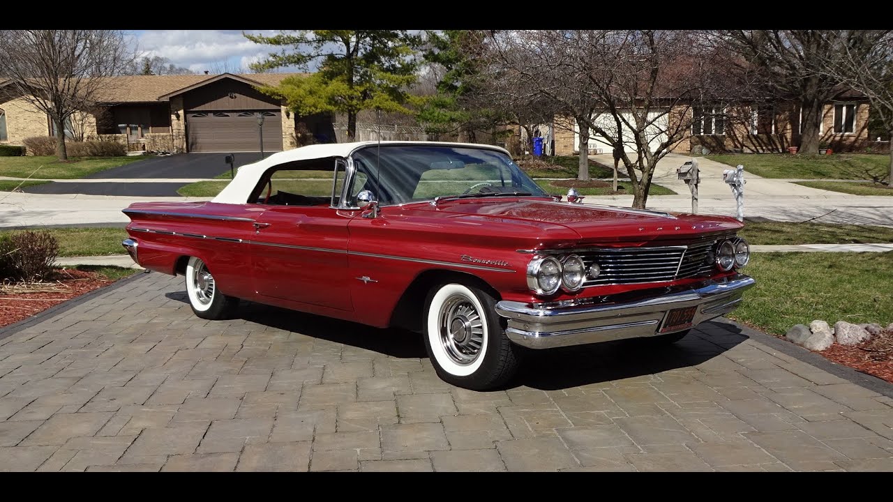 1960 Pontiac Bonneville Convertible with Engine Start Up & a Ride on My Car Story with Lou Costabile