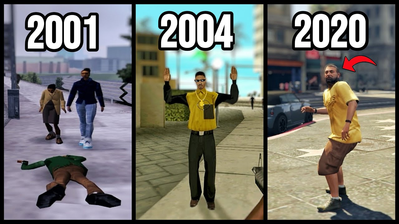 NPCs LOGIC in GTA Games (2001-2020)