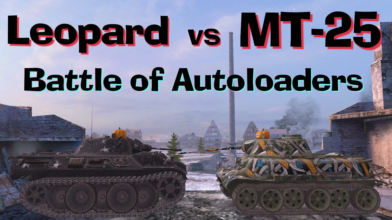 WOT Blitz Face Off || Leopard vs MT-25 || Battle of Machine gun