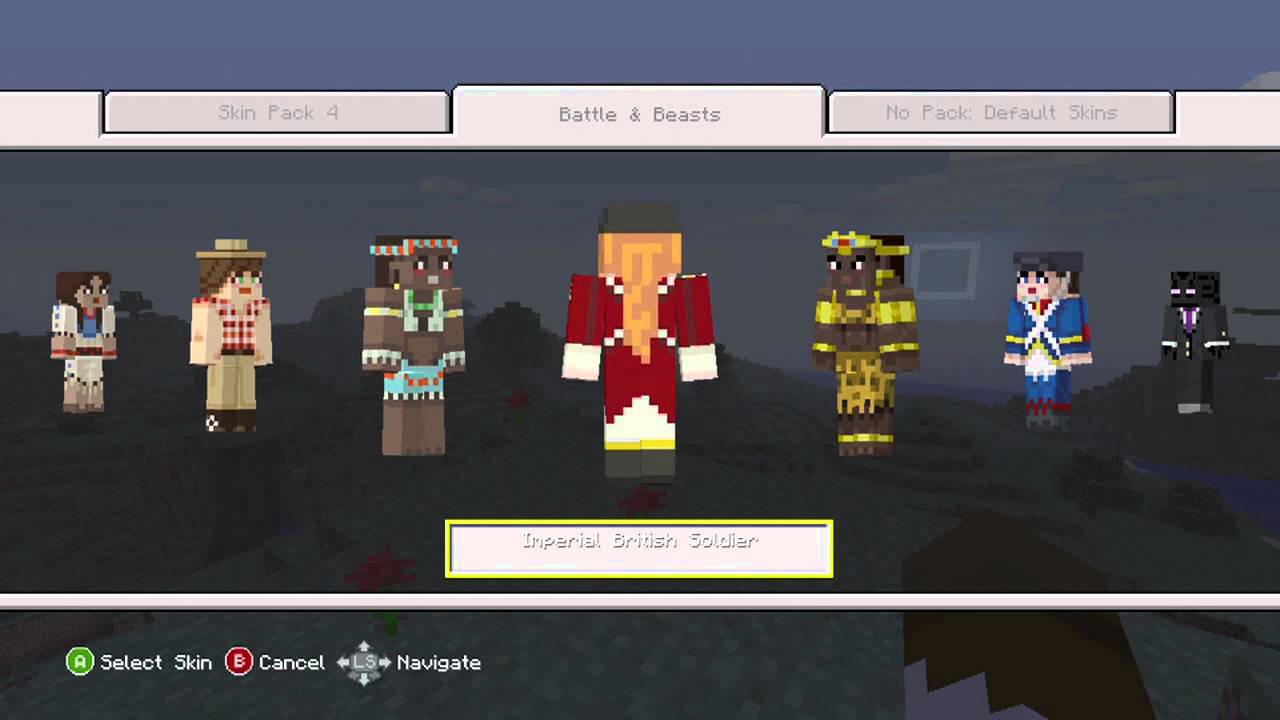 Minecraft Xbox 360 Edition: Battle & Beasts Skin Pack
