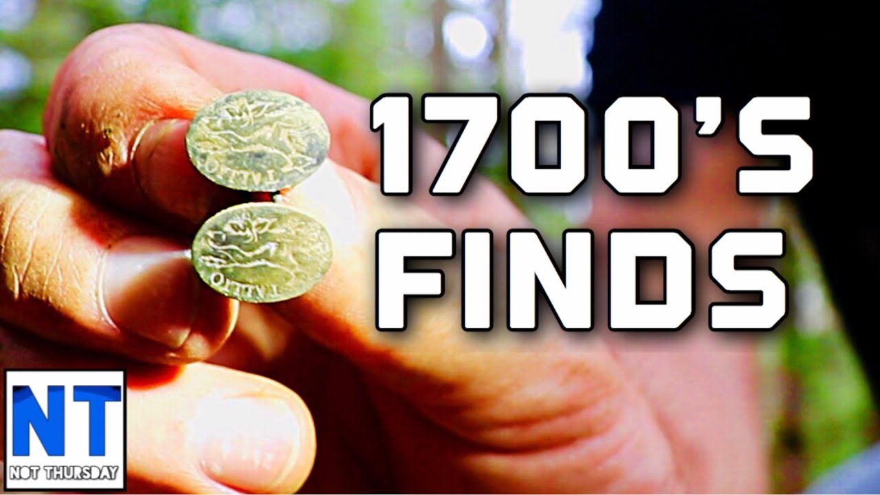 Metal detecting a 1700s colonial site untouched