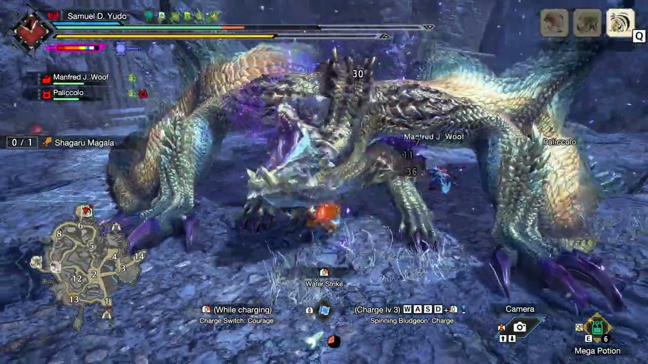 MHR Sunbreak solo courage hammer Shagaru Magala 8'41 | Every monster under 10 minutes part 28