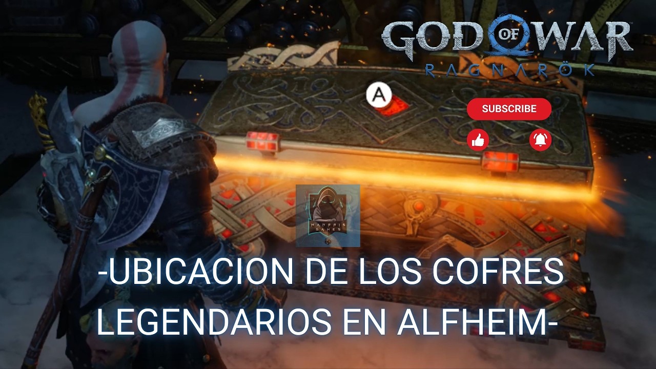 -GOD of WAR Ragnarok- Ubicación de los cofres Legendarios en el reino de Alfheim #godofwarragnarok